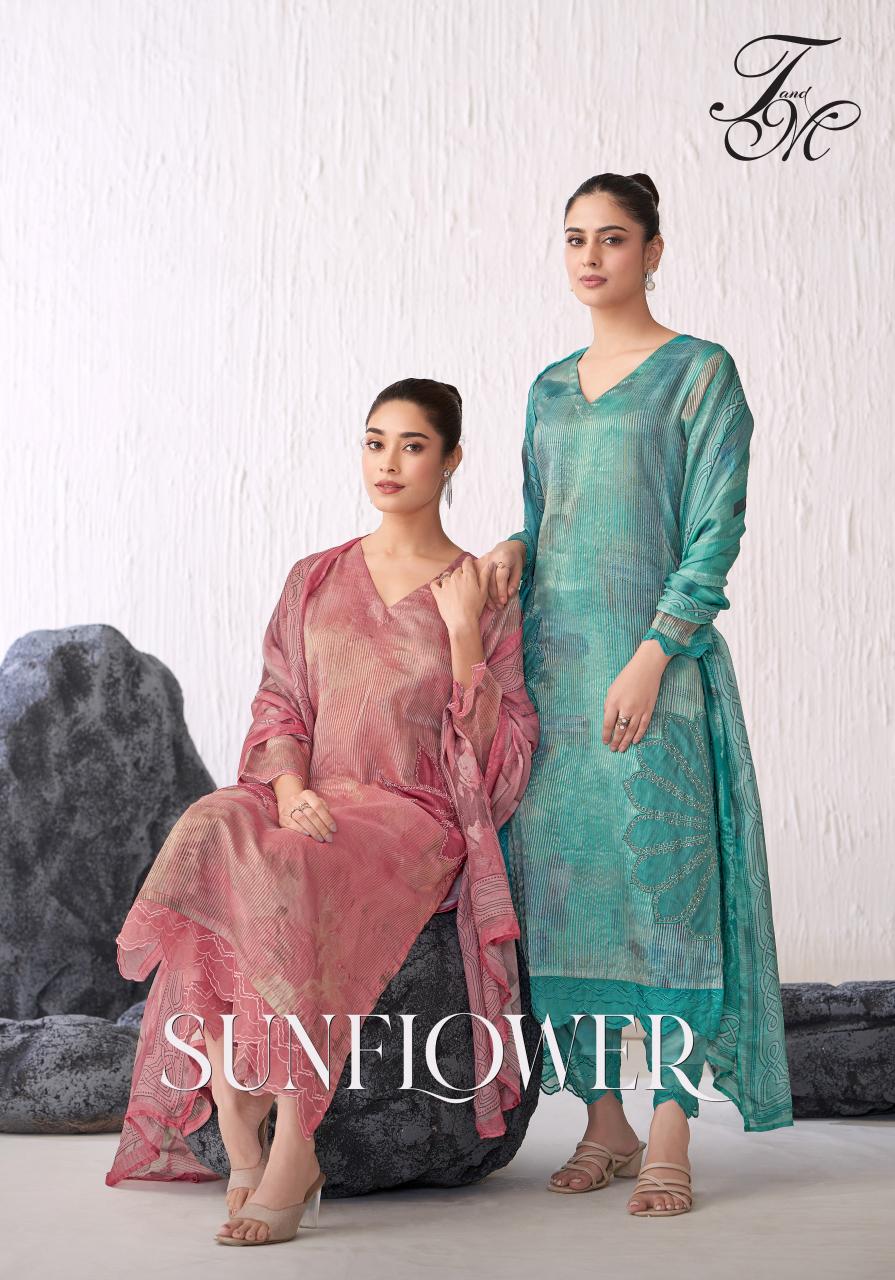 T&M Sunflower catalog buy wholesale salwar kameez surat