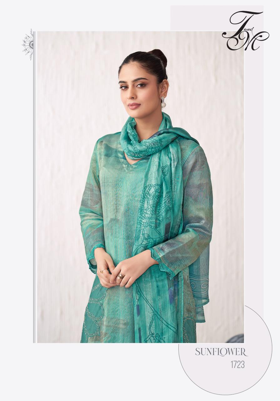 T&M Sunflower catalog buy wholesale salwar kameez surat
