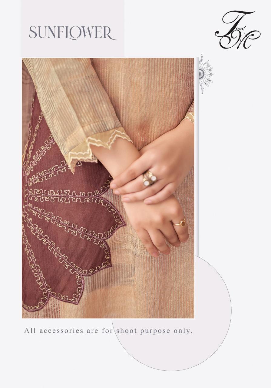 T&M Sunflower catalog buy wholesale salwar kameez surat