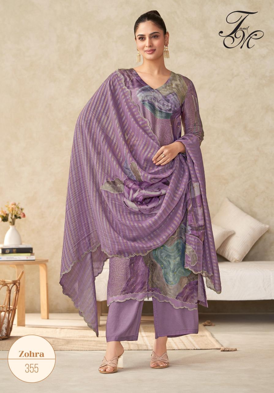T&M Zohra catalog salwar kameez factories in surat