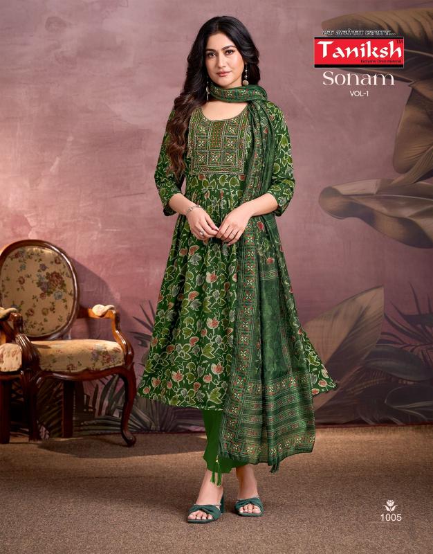 Taniksh Sonam vol 1 catalog anarkali kurtis online india