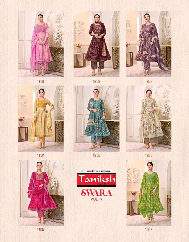 Taniksh Swara Vol 19 Catalog kurti design 2025 in india