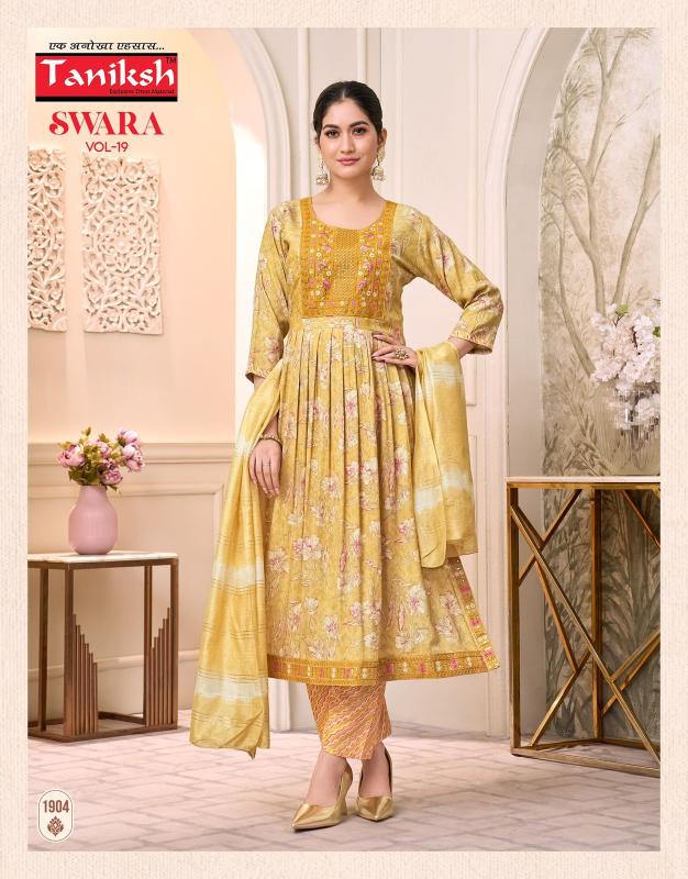 Taniksh Swara Vol 19 Catalog kurti design 2025 in india