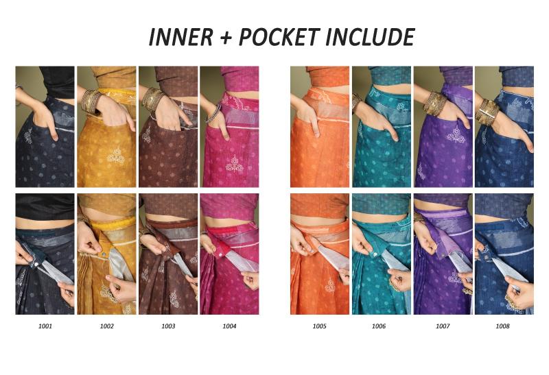 TAYAARI VOL 2 Ready to Wear Saree by Astita fancy designer Cotton fabric Ready to Wear with inner with pocket saree wholesale with latkan 