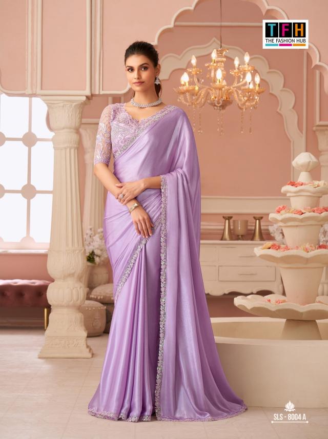 TFH Salsa Style 8004 Hit Colour catalog surat cheap sarees rate