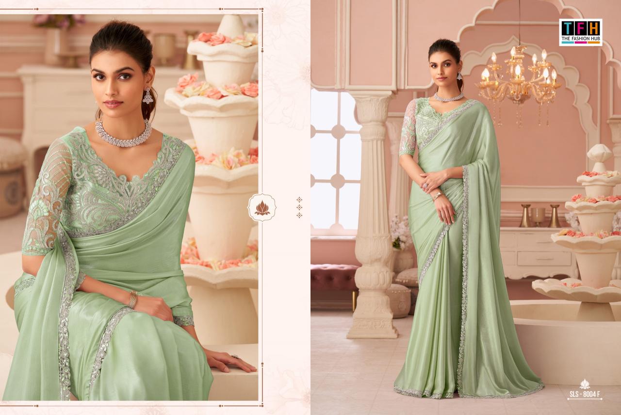 TFH Salsa Style 8004 Hit Colour catalog surat cheap sarees rate