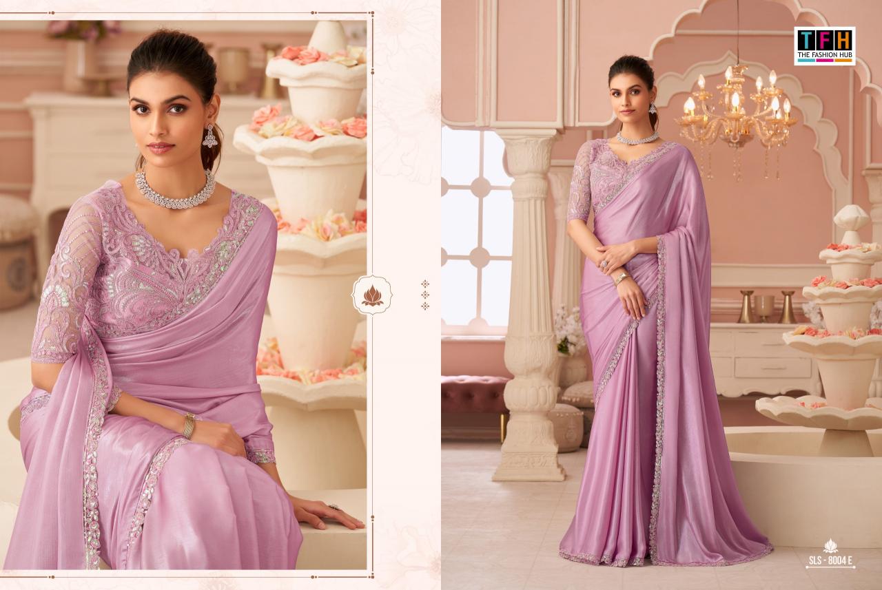 TFH Salsa Style 8004 Hit Colour catalog surat cheap sarees rate