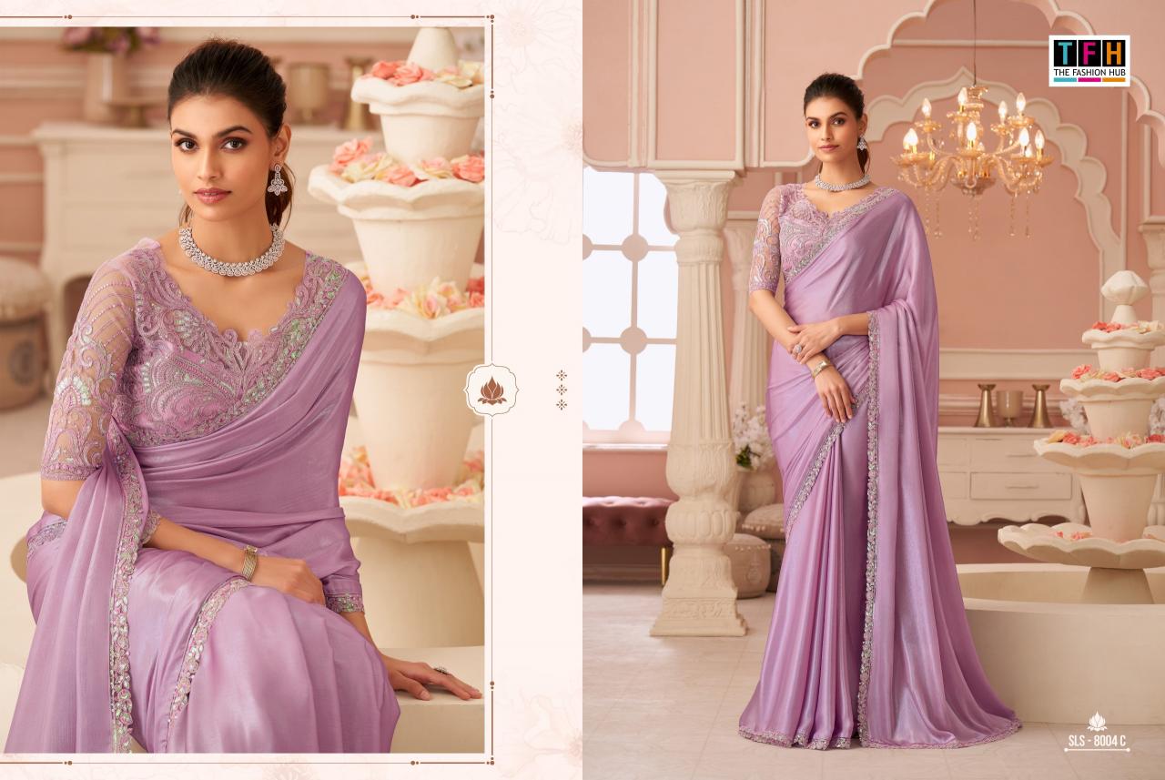 TFH Salsa Style 8004 Hit Colour catalog surat cheap sarees rate
