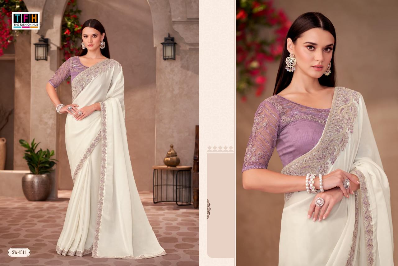 TFH Sandal Wood vol 15 catalog surat sarees thiruvanmiyur