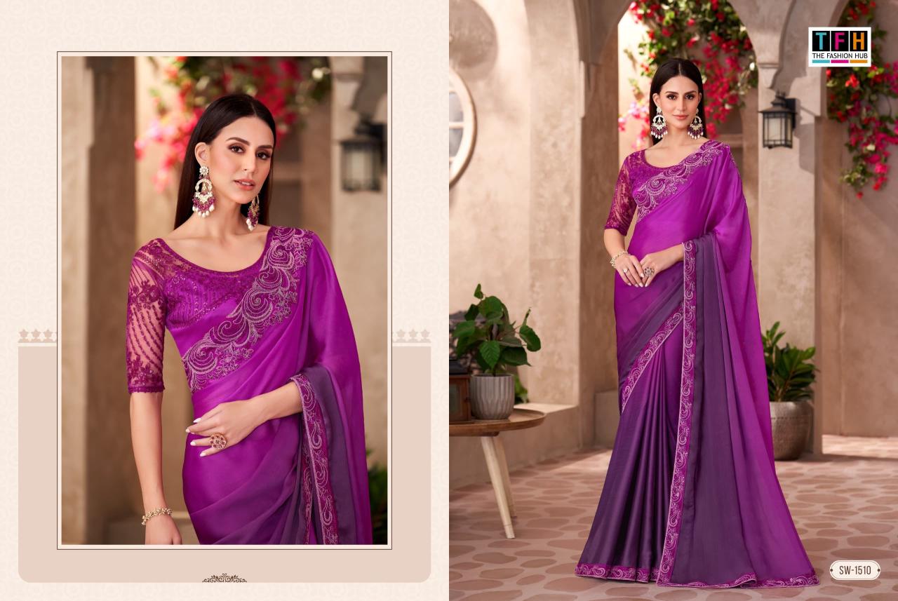 TFH Sandal Wood vol 15 catalog surat sarees thiruvanmiyur