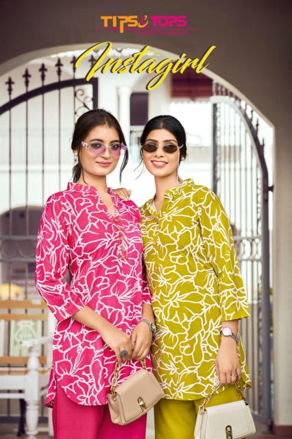 Tips & Tops Instagirl d 1001 to 1006 catalog coordsets india