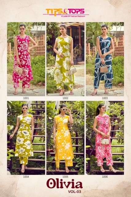 Tips & Tops Olivia Vol 3 catalog coord set wholesale market
