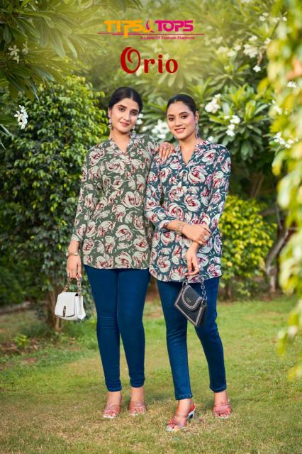 Tips & Tops Orio catalog short indian kurtis