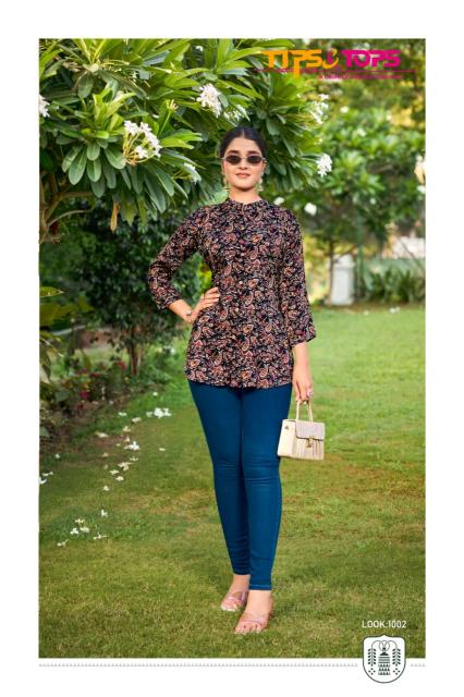 Tips & Tops Orio catalog short indian kurtis