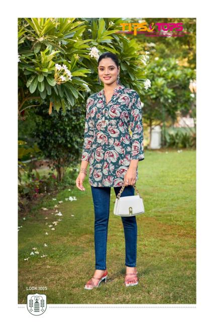 Tips & Tops Orio catalog short indian kurtis