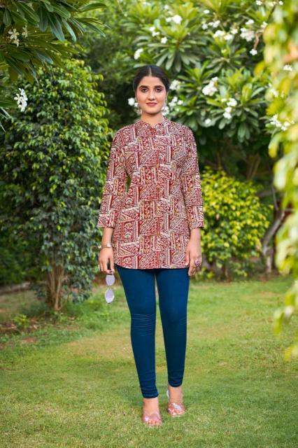 Tips & Tops Orio catalog short indian kurtis
