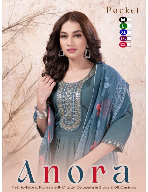 Trendy Anora catalog fusion kurtis online india