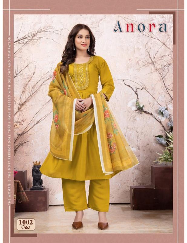 Trendy Anora catalog fusion kurtis online india