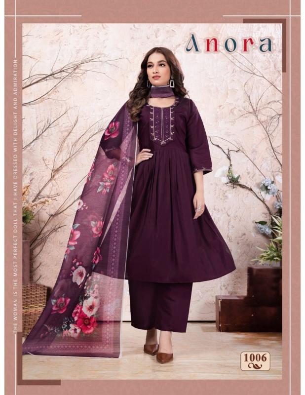 Trendy Anora catalog fusion kurtis online india