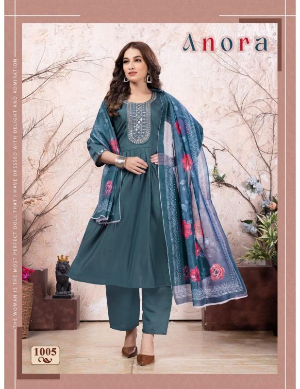 Trendy Anora catalog fusion kurtis online india