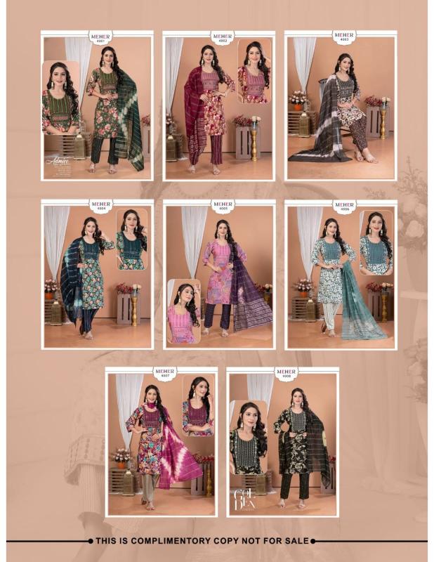 Trendy Meher Vol 2 catalog designer pakistani kurtis india
