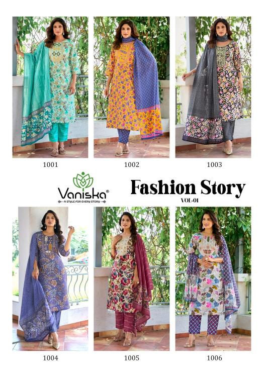 Vaniska Fashion Story vol 1 catalog shein india online kurtis