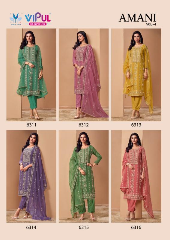Vipul Amani Vol 4 catalog salwar kameez suits wholesale online