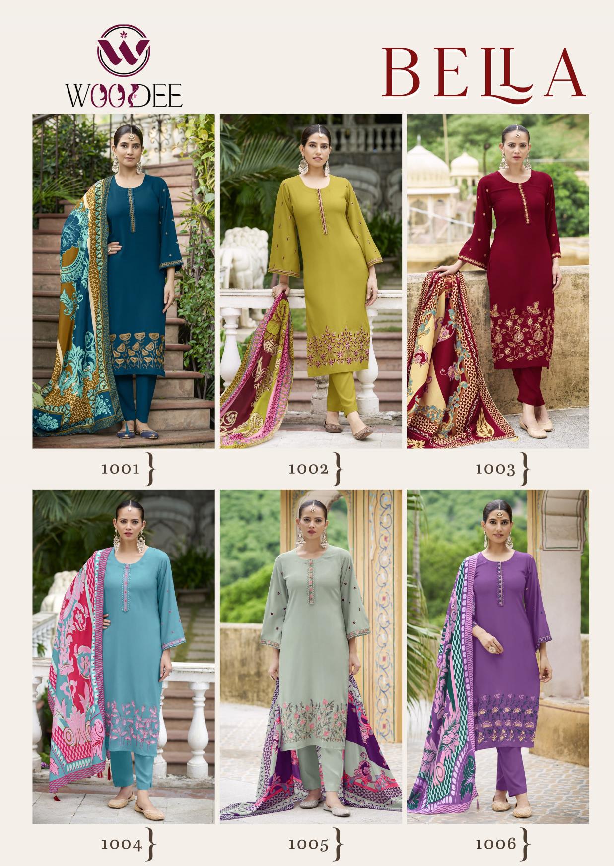 Woodee Bella catalog kashmiri kurtis online india
