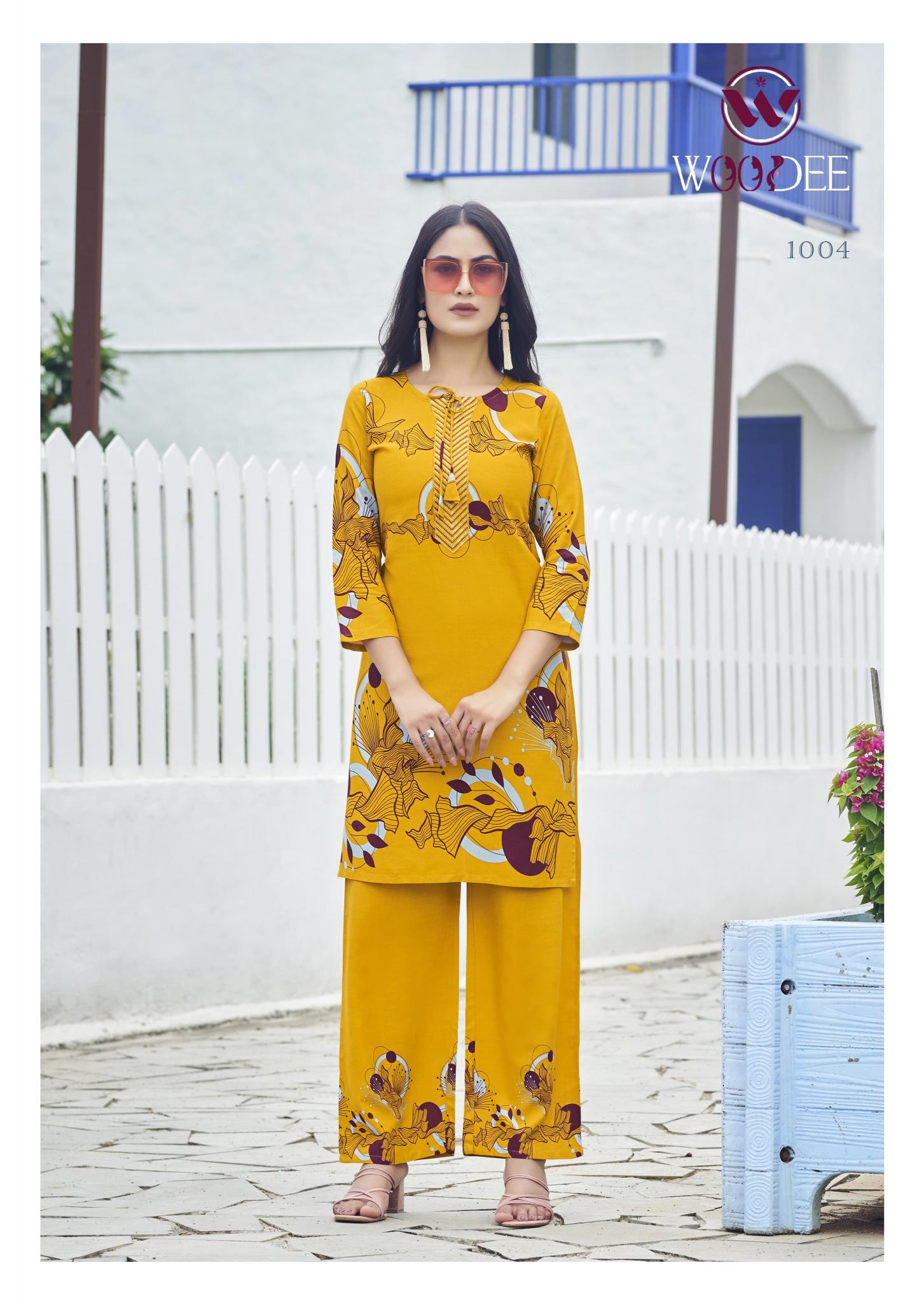 Woodee Belliza catalog co ord set wholesale in mumbai