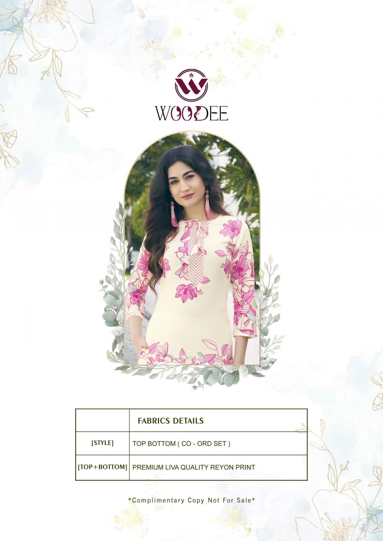Woodee Belliza catalog co ord set wholesale in mumbai