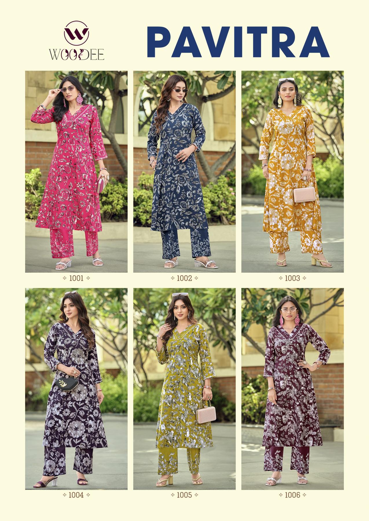 Woodee Pavitra catalog co ord set wholesale in mumbai