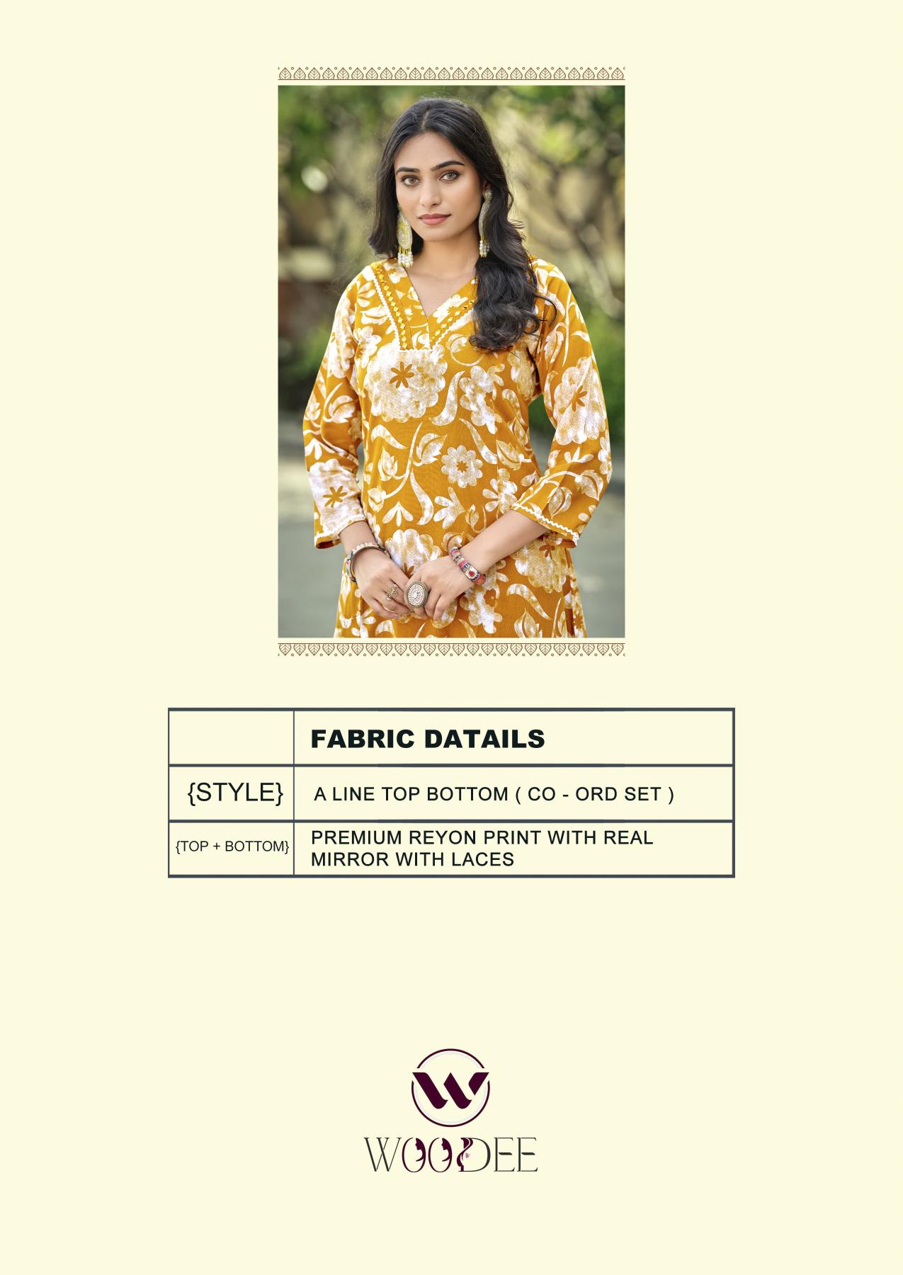 Woodee Pavitra catalog co ord set wholesale in mumbai
