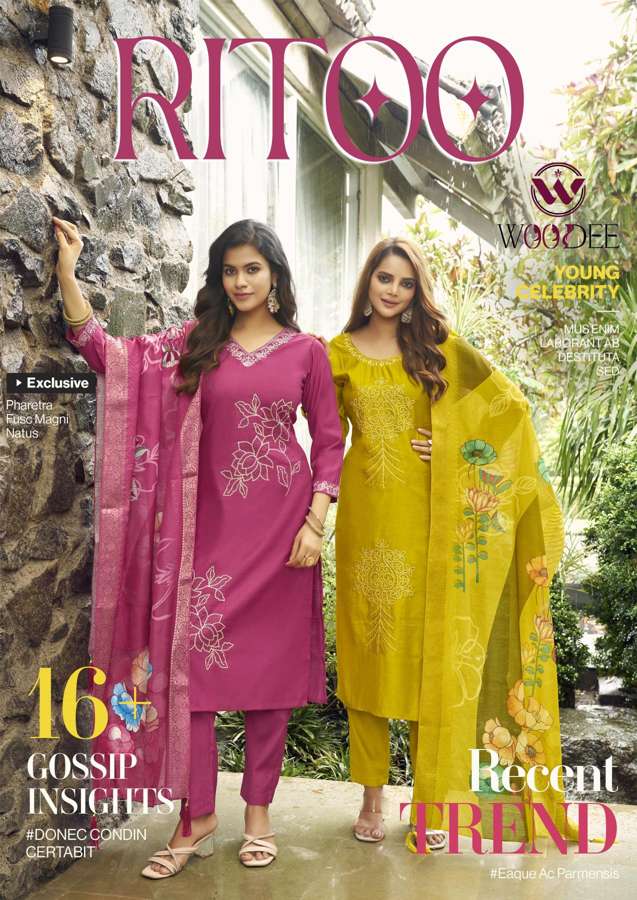 Woodee Ritoo catalog kurtis branded wholesale