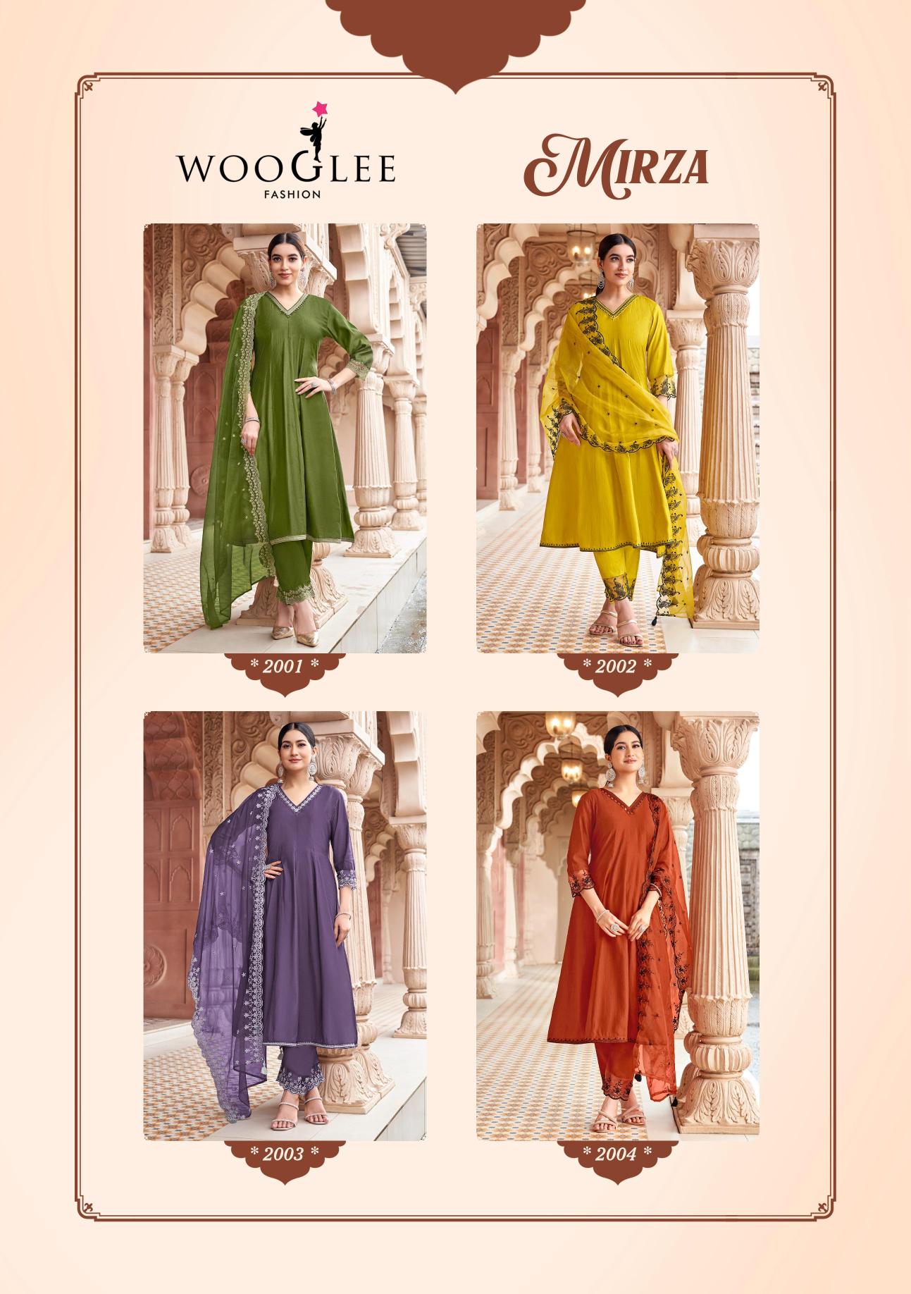 Wooglee Mirza catalog anarkali kurtis online india