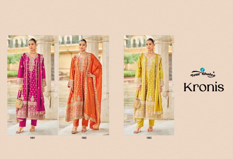 Your choice Kronis catalog wholesale dealers of salwar kameez in surat