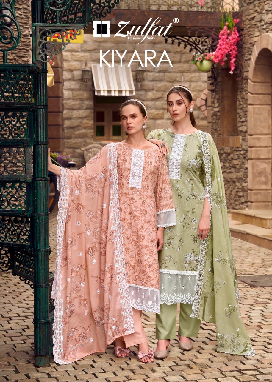 Zulfat Kiyara catalog ladies dress material wholesale