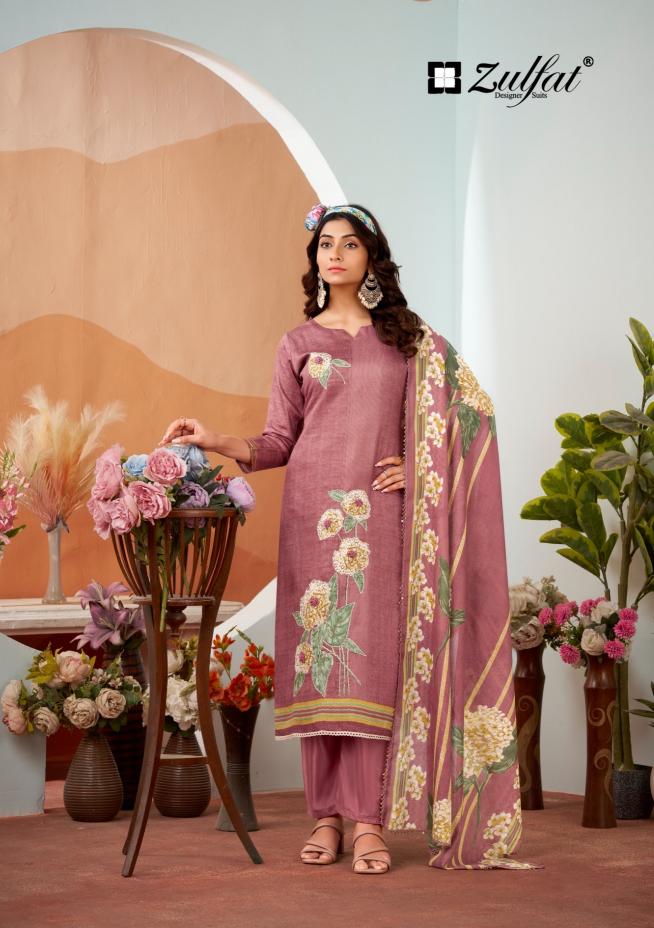 Zulfat Roshni catalog wholesaler in gujarat dress materials