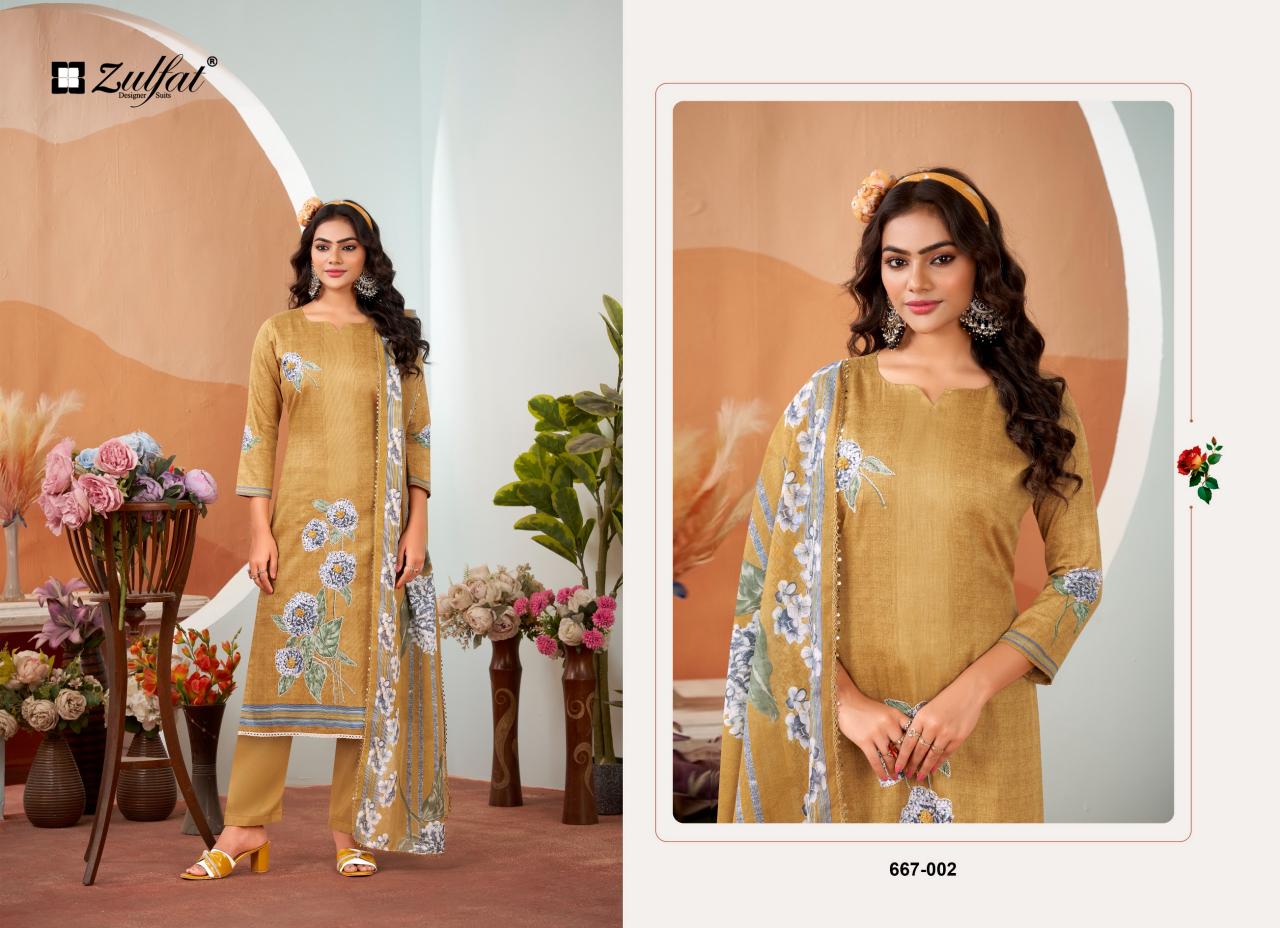Zulfat Roshni catalog wholesaler in gujarat dress materials