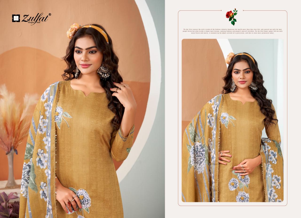 Zulfat Roshni catalog wholesaler in gujarat dress materials