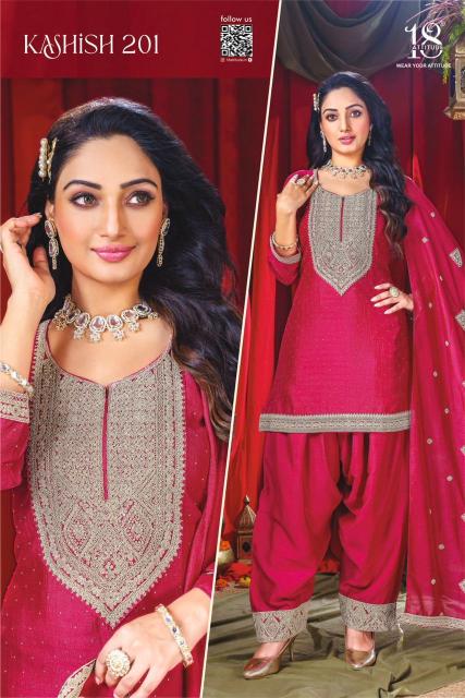 18 Attitude Kashish vol 2 catalog surat wholesale kurti in bangalroe