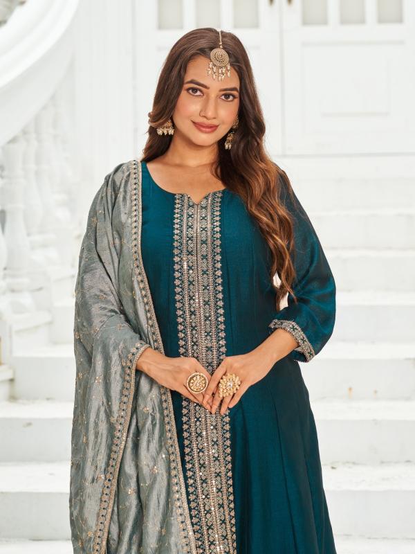 Aanchi Jacqueline catalog designer kurti open front catalogue surat