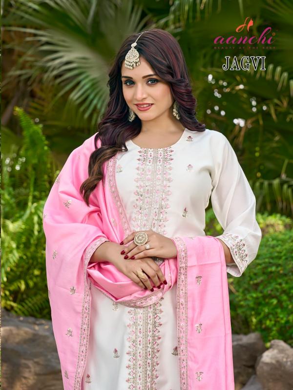 Aanchi Jagvi catalog kurti with shrug catalogue