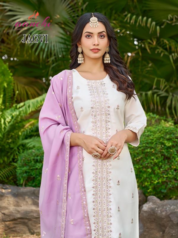 Aanchi Jagvi catalog kurti with shrug catalogue