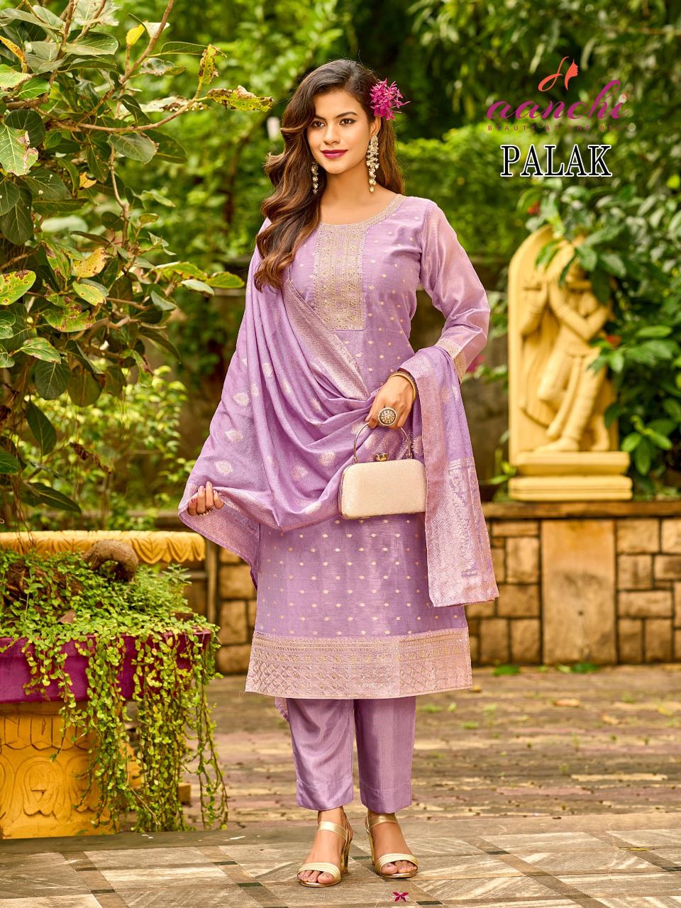 Aanchi Palak catalog designer kurtis manufacturers surat