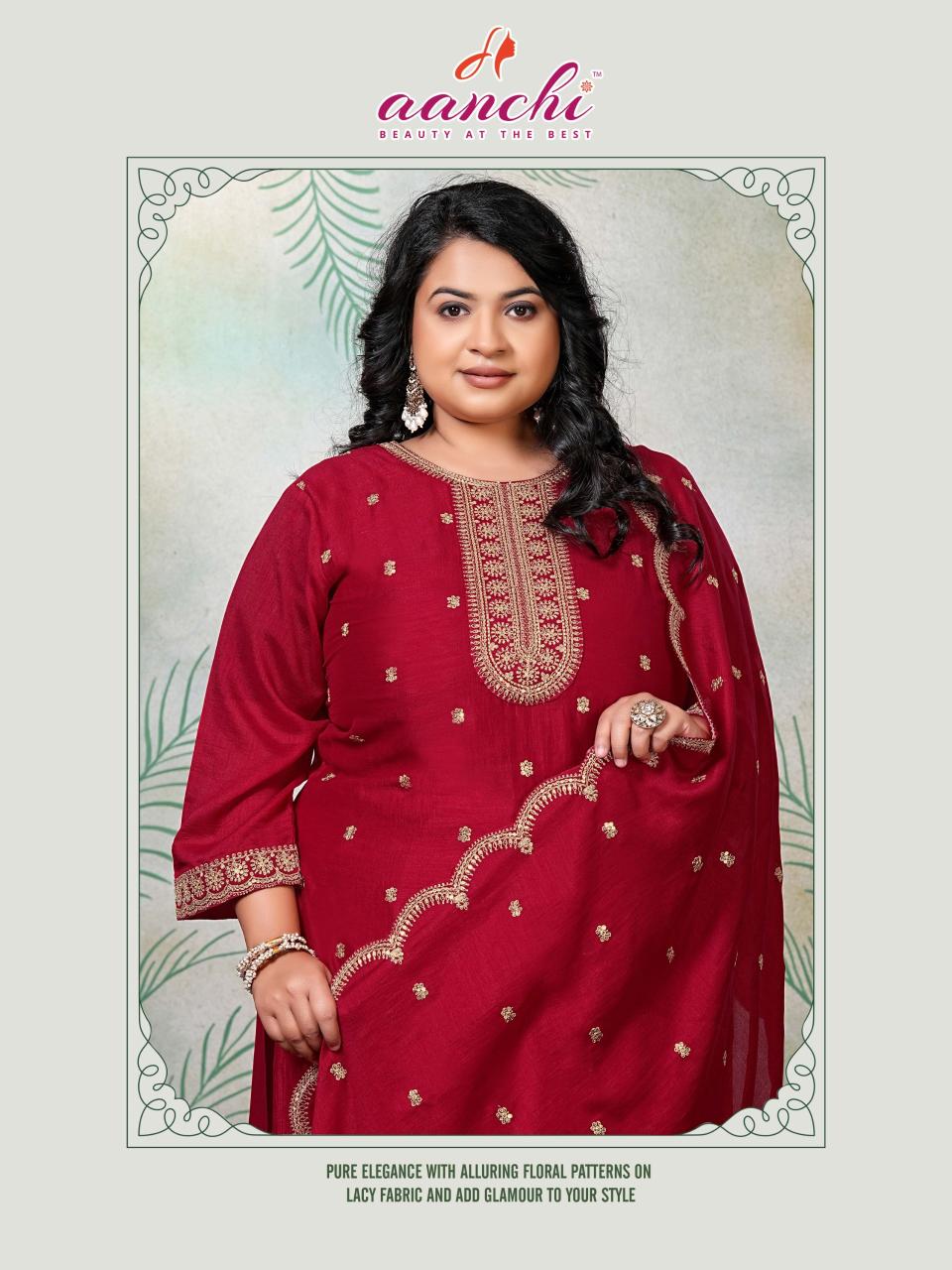 Aanchi Plus Romeo catalog plus size kurtis in surat