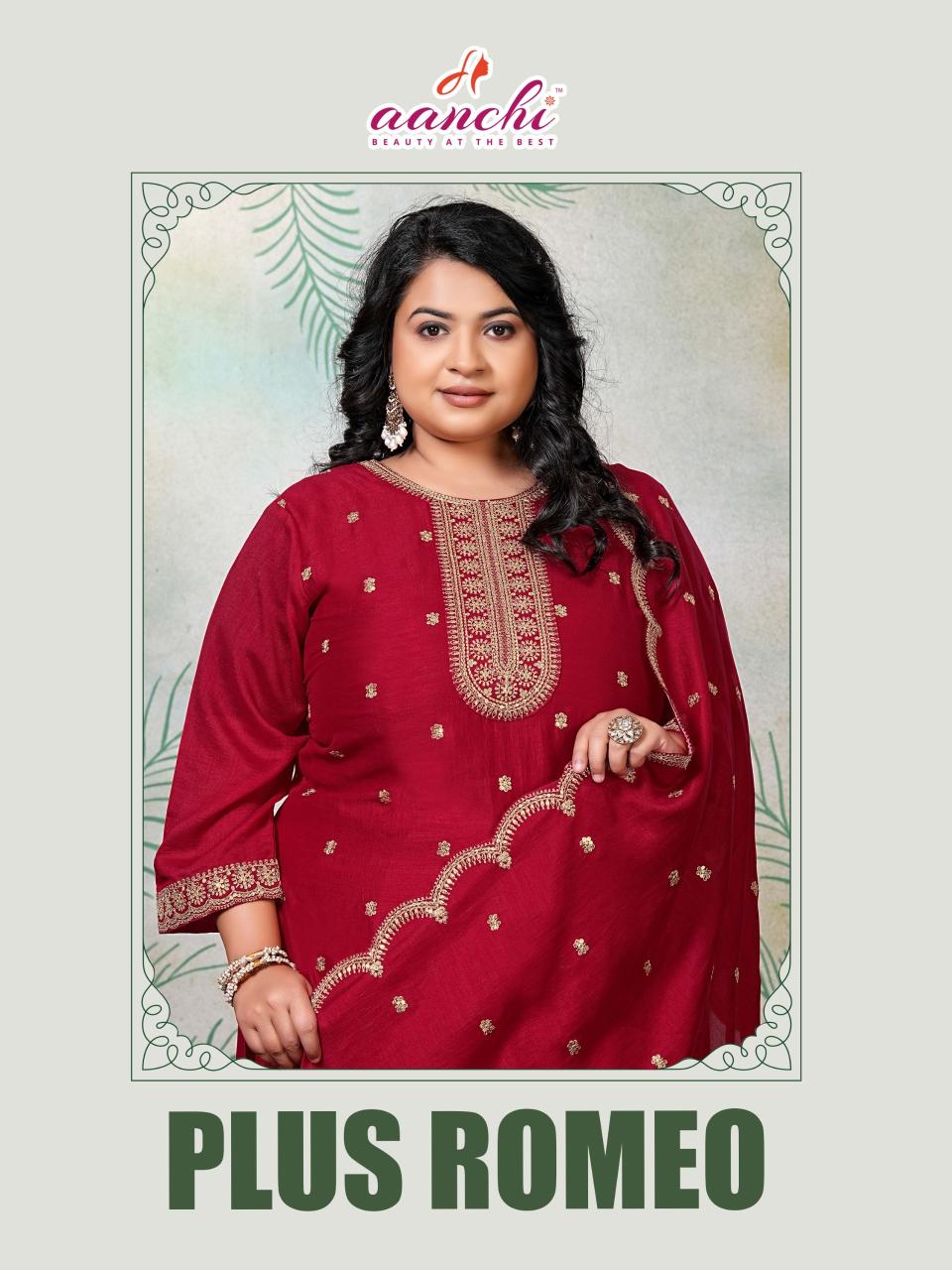 Aanchi Plus Romeo catalog plus size kurtis in surat