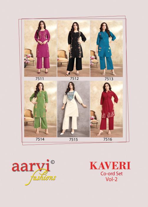 Aarvi Kaveri Vol-2 – Cord Sets - Wholesale Catalog