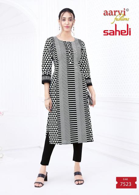 Aarvi Saheli Vol-17 – Straight Kurtis - Wholesale Catalog