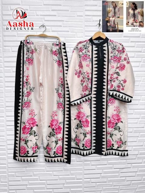 Aasha Turkis vol 10 Catalog pakistani style co ord set