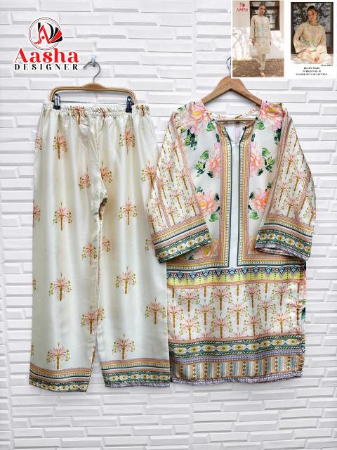 Aasha Turkis vol 10 Catalog pakistani style co ord set